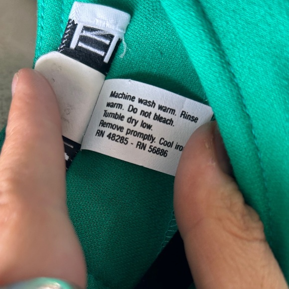 Vintage Taurus II 80s Bright Green Midi Dress with Circle Skirt size Small - Picture 5 of 8